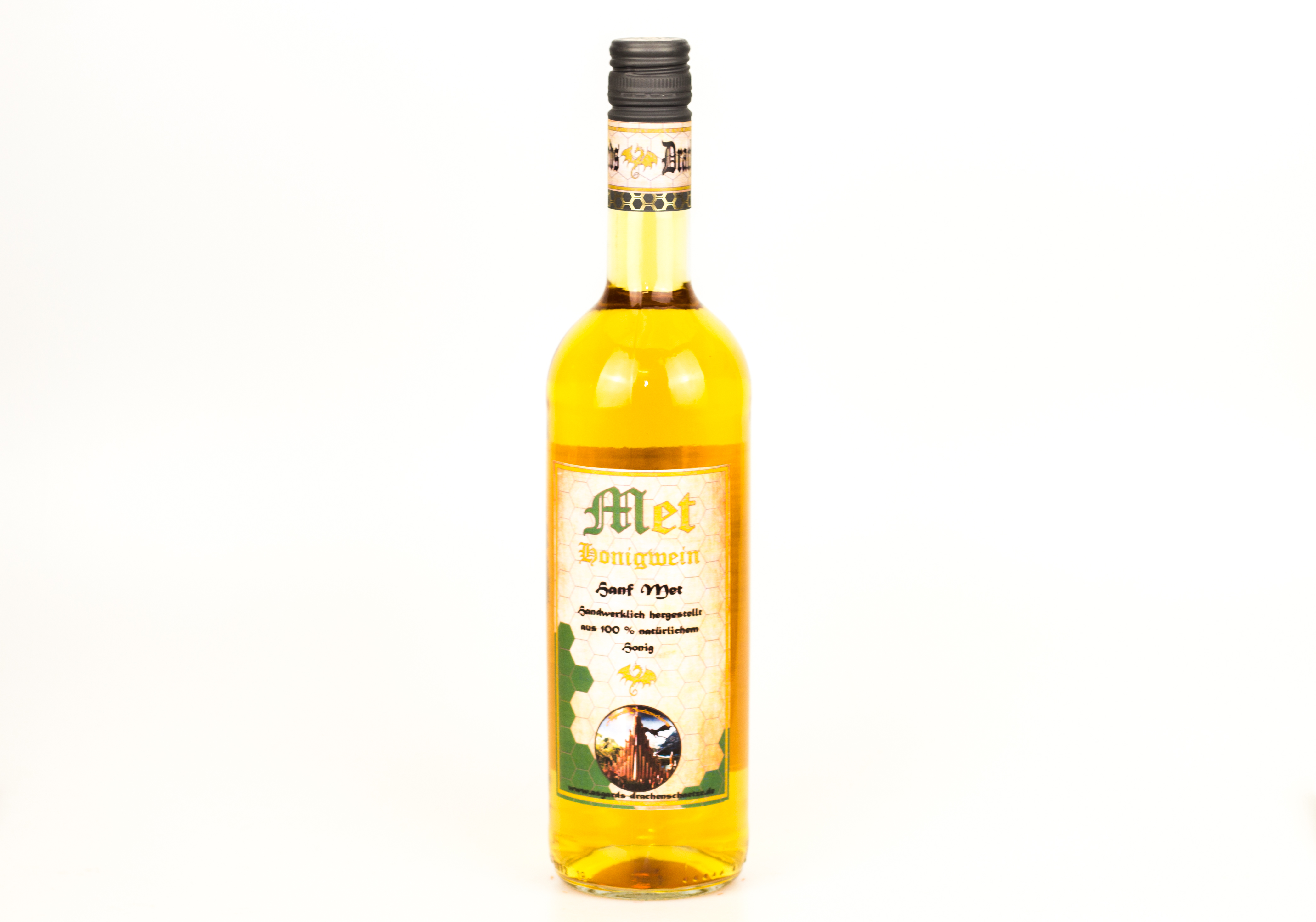 Flasche Hanf Met / Asgards Drachenschätze Honigwein mit Hanf, 10% vol. / 750ml