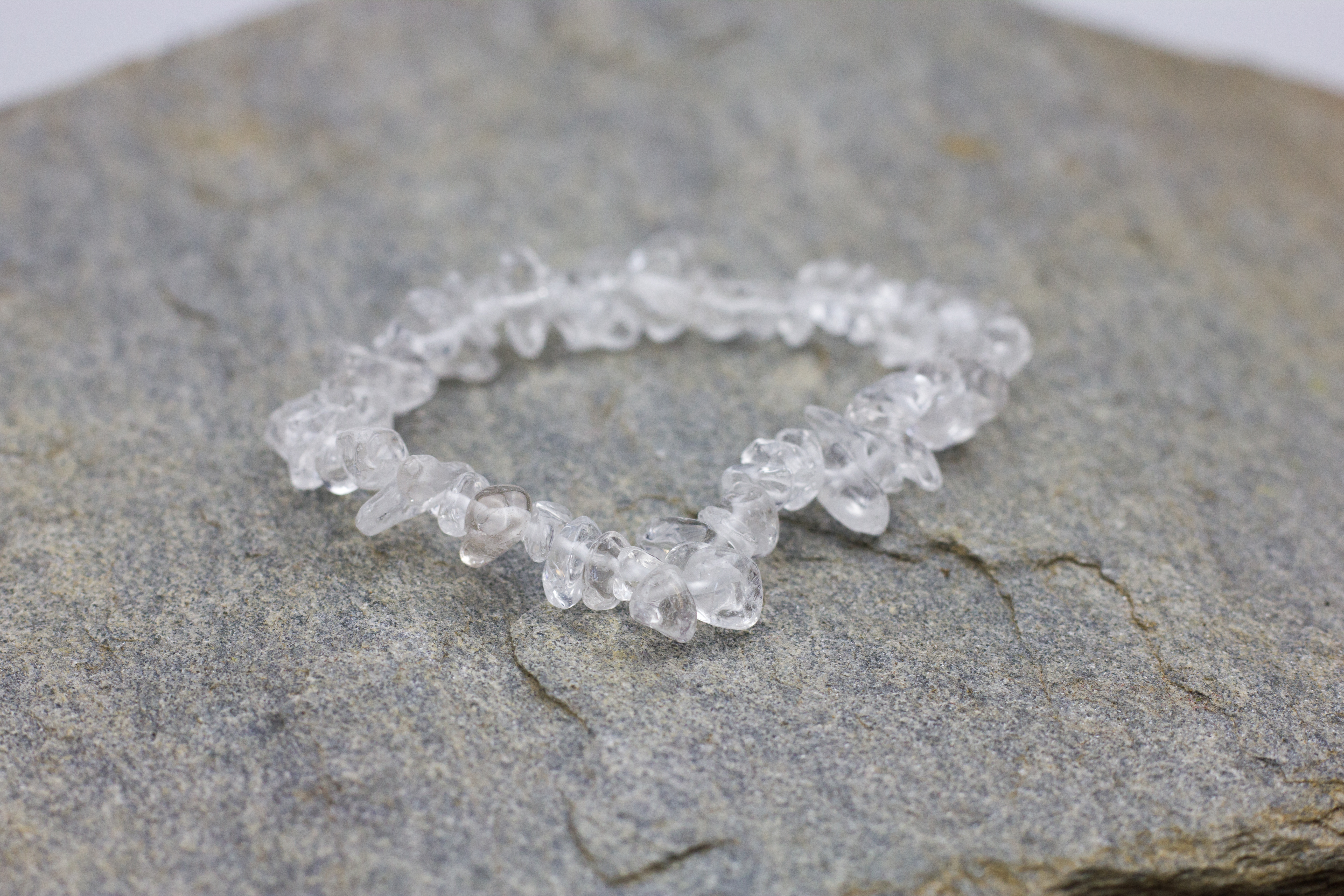 Splitterarmband Bergkristall