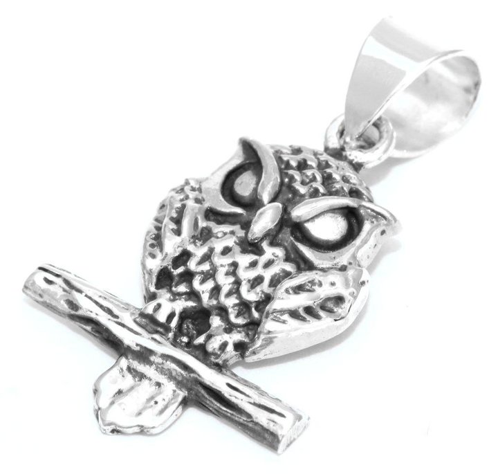 Schmuck Anhänger - KALA - Eule - Silber