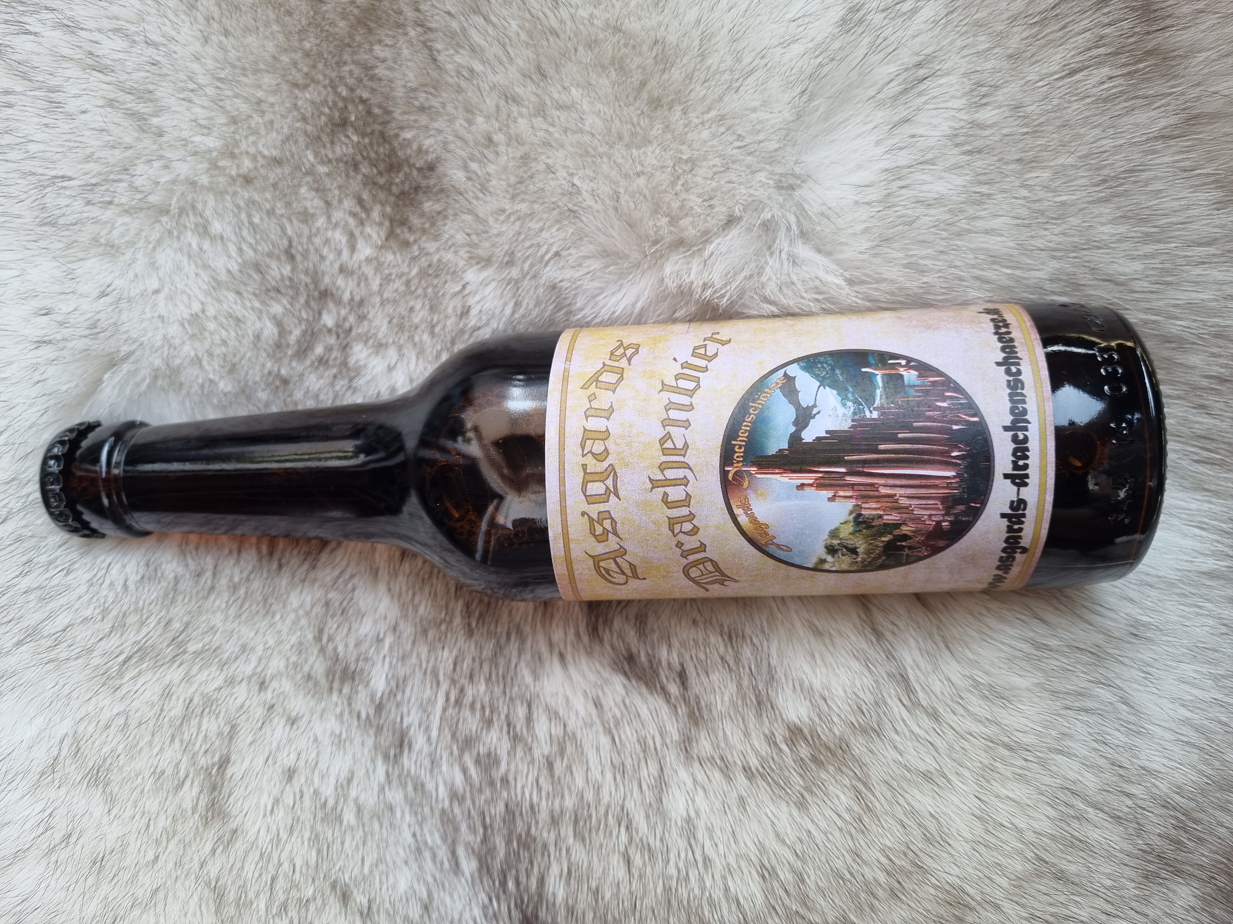 Flasche Metbier - Honigbier "Asgards Drachenbier" 6,4 % vol. 330 ml