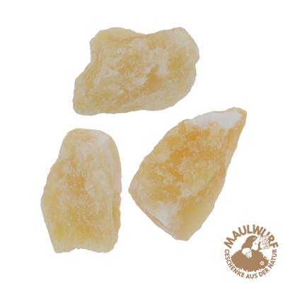 Orangencalcit (Mexiko) Rohstücke ca. 100 g