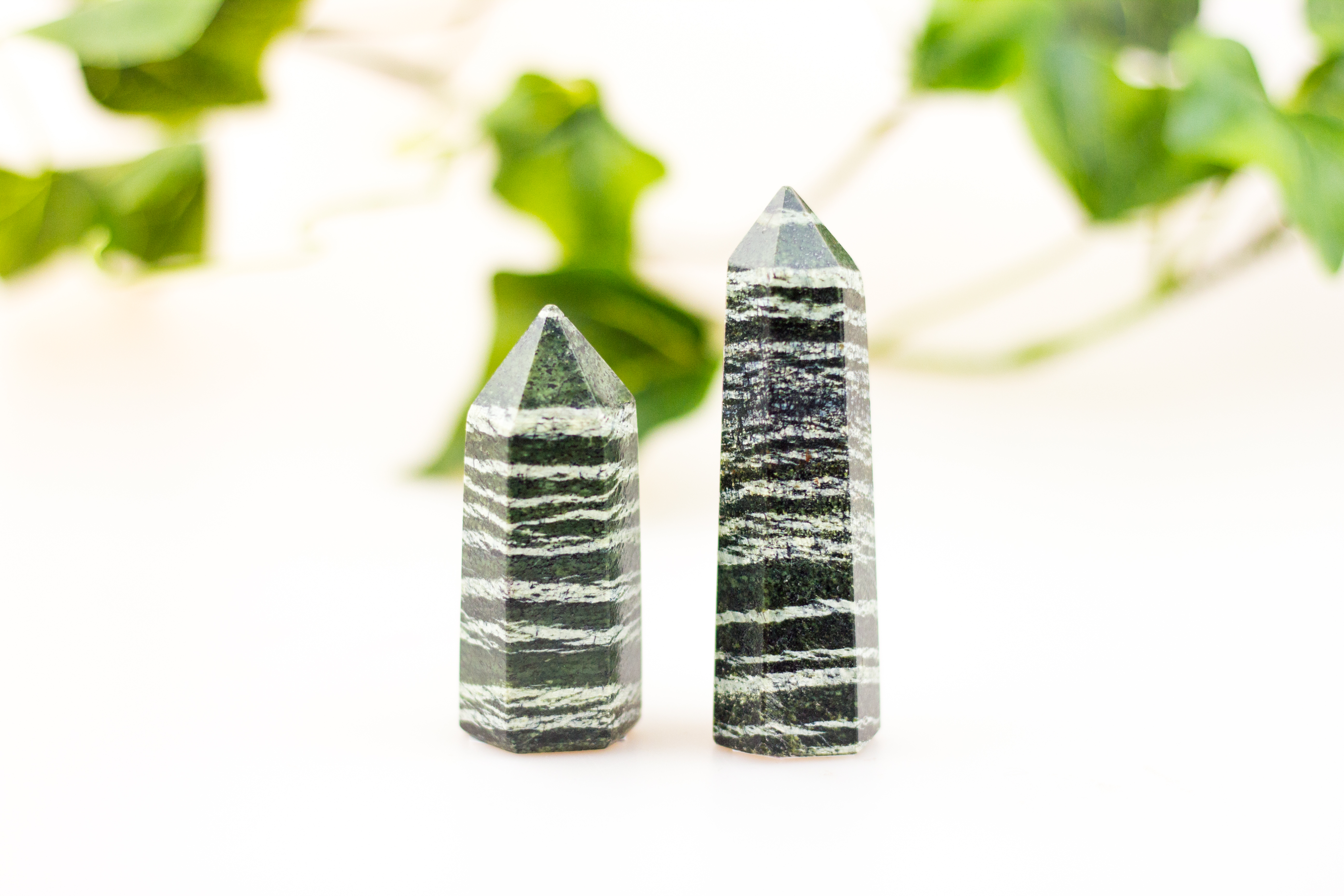 Spitze Silberauge (Serpentin)